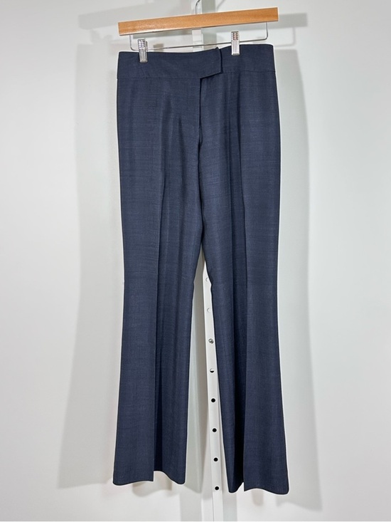 Pants - Karen Millen tailored straight leg trousers blue size 8 workwear pants mohair